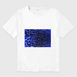 Женская футболка оверсайз Графическая химия