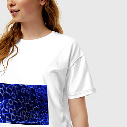 Футболка оверсайз женская Графическая химия, цвет: белый — фото 2