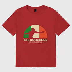 Футболка оверсайз женская The Notorious, цвет: красный