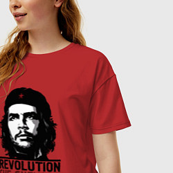 Футболка оверсайз женская Revolution hero, цвет: красный — фото 2