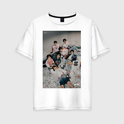 Футболка оверсайз женская Stray Kids Maxident, цвет: белый