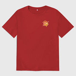 Футболка оверсайз женская Лили Марлен, цвет: красный