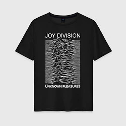 Футболка оверсайз женская Joy Division, цвет: черный