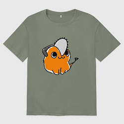 Футболка оверсайз женская Миленький почита, цвет: авокадо