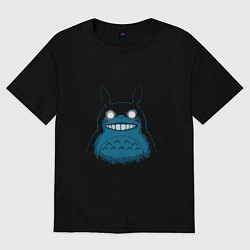 Футболка оверсайз женская Totoro Darko, цвет: черный