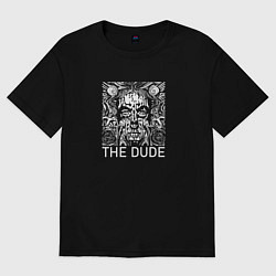 Футболка оверсайз женская The Dude, цвет: черный