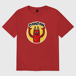 Футболка оверсайз женская Banban, цвет: красный