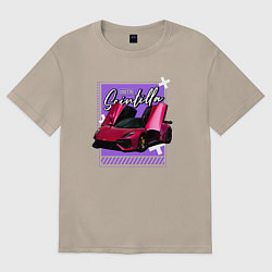 Футболка оверсайз женская Сivetta scintilla drive, цвет: миндальный