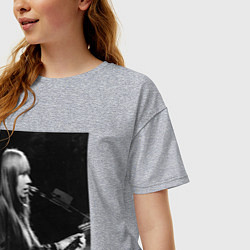 Футболка оверсайз женская Янка Дягилева, цвет: меланж — фото 2