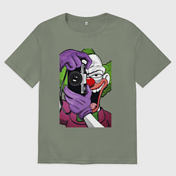 Футболка оверсайз женская Krusty photographer, цвет: авокадо