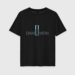 Футболка оверсайз женская DAMWON Gaming, цвет: черный