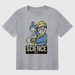 Футболка оверсайз женская Vault science, цвет: меланж