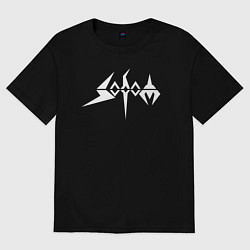 Футболка оверсайз женская Sodom, цвет: черный