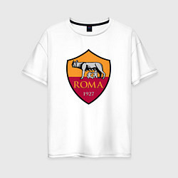 Футболка оверсайз женская Roma sport fc, цвет: белый