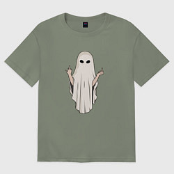 Женская футболка оверсайз The unkind ghost