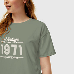 Футболка оверсайз женская Лимитированный выпуск 1971, цвет: авокадо — фото 2