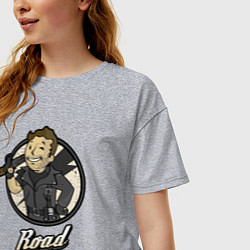 Футболка оверсайз женская Vault mad Max, цвет: меланж — фото 2