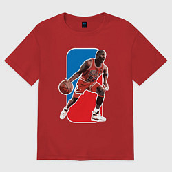 Футболка оверсайз женская Jordan play, цвет: красный