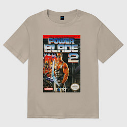 Футболка оверсайз женская Power blade 2, цвет: миндальный