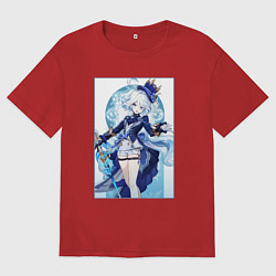 Футболка оверсайз женская Фурина - Геншин импакт, цвет: красный