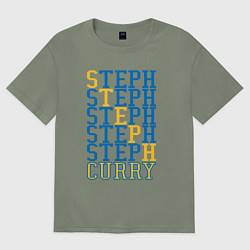 Футболка оверсайз женская Steph Curry, цвет: авокадо