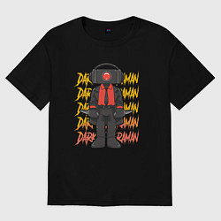 Футболка оверсайз женская Чёрный КамераМен, цвет: черный