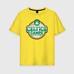 Футболка оверсайз женская Celtics camps, цвет: желтый