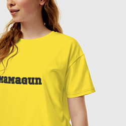 Футболка оверсайз женская Мамаgun, цвет: желтый — фото 2