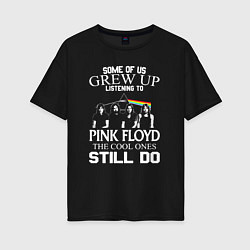 Футболка оверсайз женская Pink Floyd tour, цвет: черный