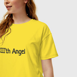 Футболка оверсайз женская XIIIth angel, цвет: желтый — фото 2