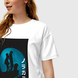 Футболка оверсайз женская Бездомный бог Юкинэ, цвет: белый — фото 2