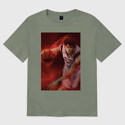 Футболка оверсайз женская Баскетбол Тайга Кагами, цвет: авокадо