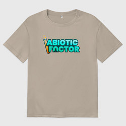 Футболка оверсайз женская Abiotic Factor, цвет: миндальный