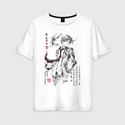 Женская футболка оверсайз Киётака Аянокоджи арт