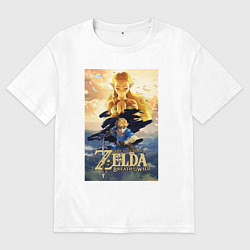 Женская футболка оверсайз Легенда о зельде