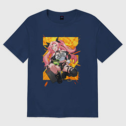 Футболка оверсайз женская Zenless Zone Zero Nikole, цвет: тёмно-синий