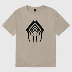 Футболка оверсайз женская Warframe Stalker, цвет: миндальный