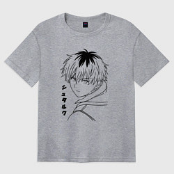 Футболка оверсайз женская Штарк, цвет: меланж