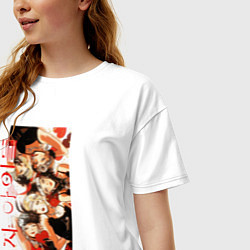 Футболка оверсайз женская Glamour Show, цвет: белый — фото 2