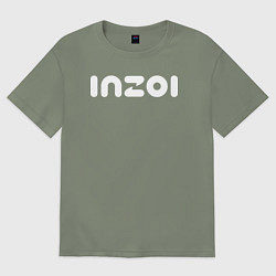 Футболка оверсайз женская Inzoi logo, цвет: авокадо