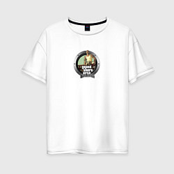 Футболка оверсайз женская Grand Theft Auto san andres, цвет: белый