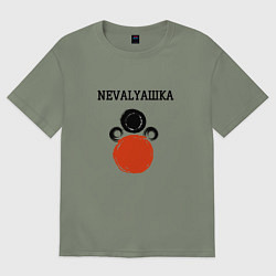 Футболка оверсайз женская Nevalyaшka, цвет: авокадо