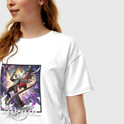 Футболка оверсайз женская Бутхилл, цвет: белый — фото 2