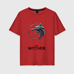Футболка оверсайз женская The witcher ciri, цвет: красный