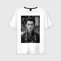 Футболка оверсайз женская Dylan Wang актер, цвет: белый