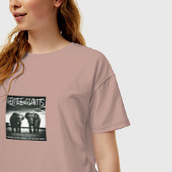 Футболка оверсайз женская Gentle giants, цвет: пыльно-розовый — фото 2