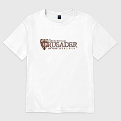 Футболка оверсайз женская Stronghold Crusader, цвет: белый