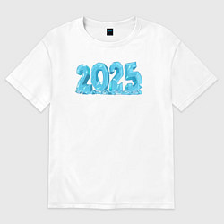 Футболка оверсайз женская Ice 2025, цвет: белый