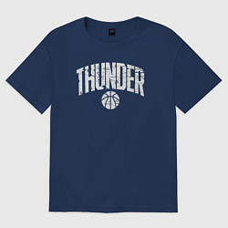 Футболка оверсайз женская Thunder, цвет: тёмно-синий