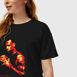 Футболка оверсайз женская King James Lebron, цвет: черный — фото 2